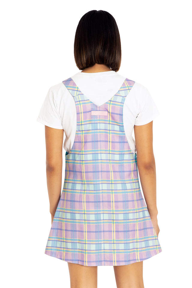 Tartan Candy Pastel Pinny Dress