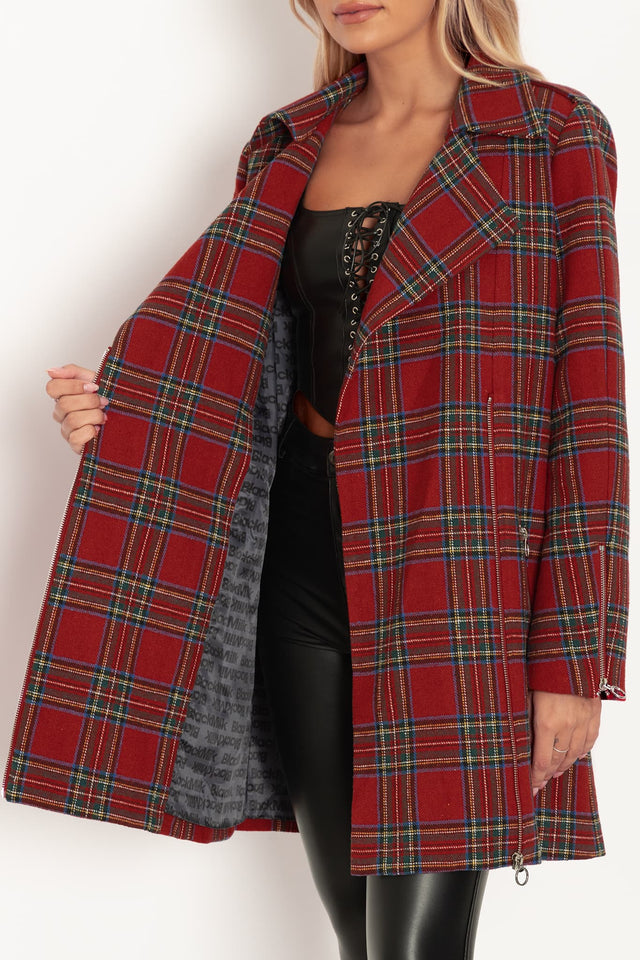 Tartan Flame Coat