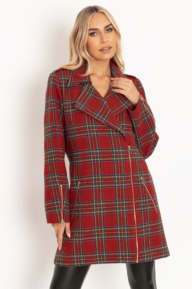 Tartan Flame Coat