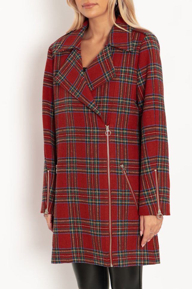 Tartan Flame Coat