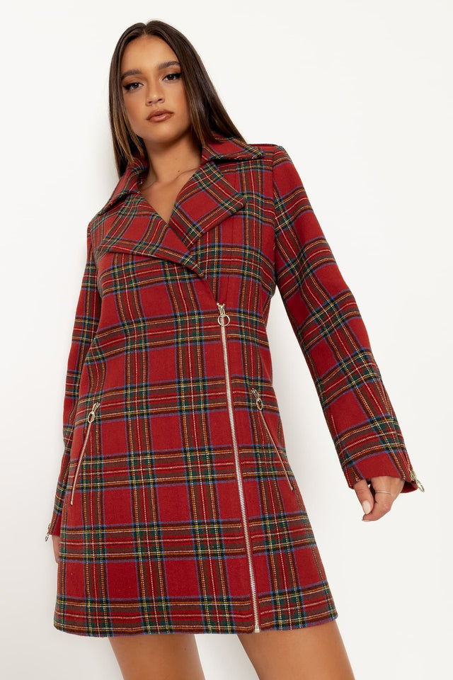 Tartan Flame Coat