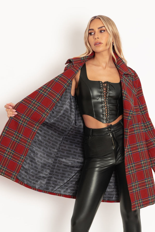 Tartan Flame Coat