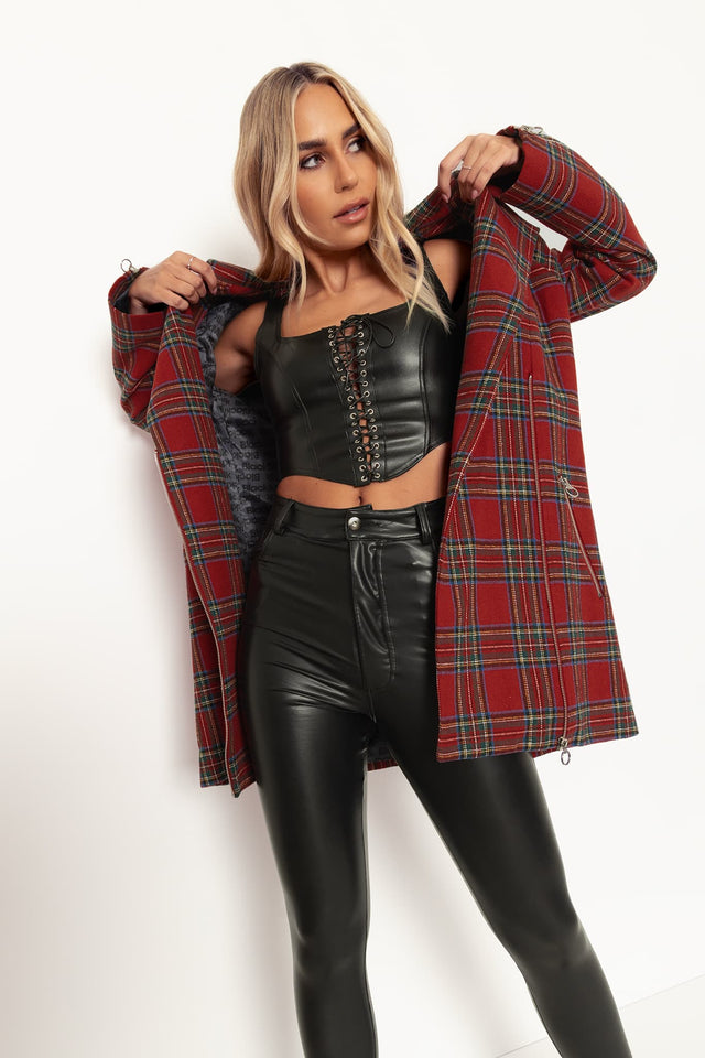 Tartan Flame Coat