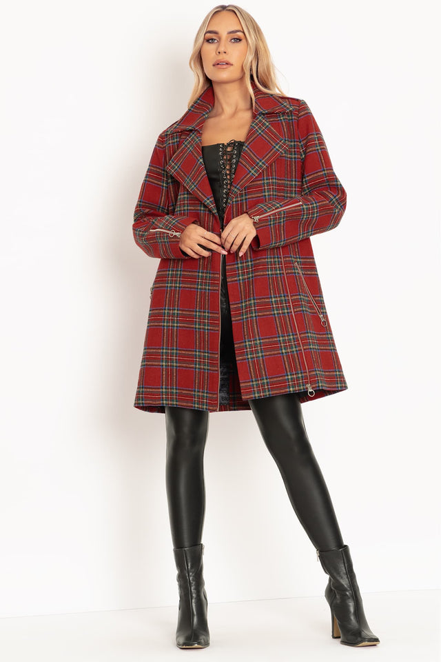 Tartan Flame Coat