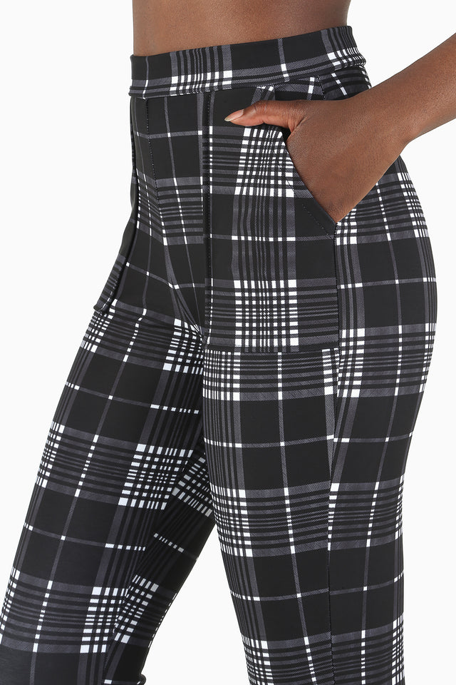 Tartan Mono Cuffed Pants