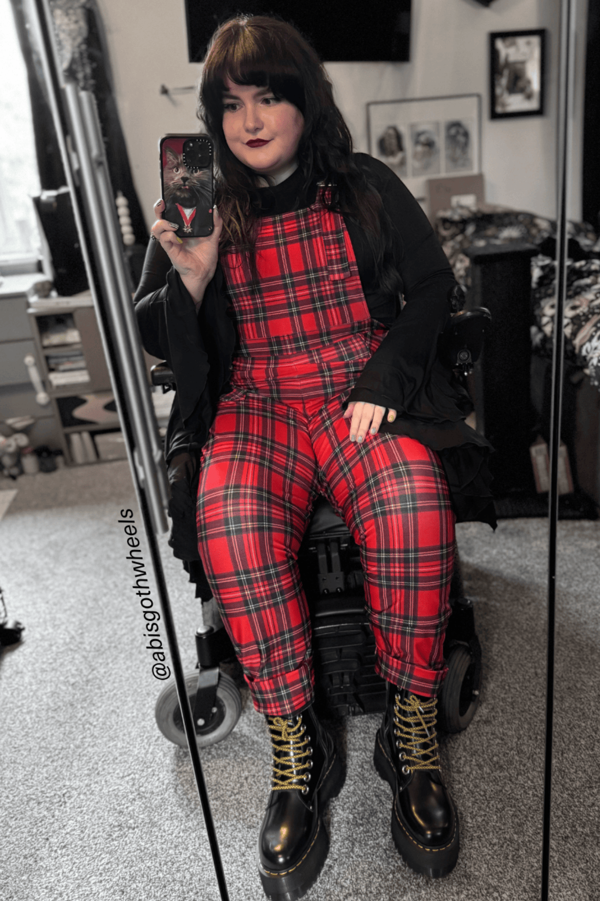 Tartan Red Overalls - Limited – BlackMilk Clothing