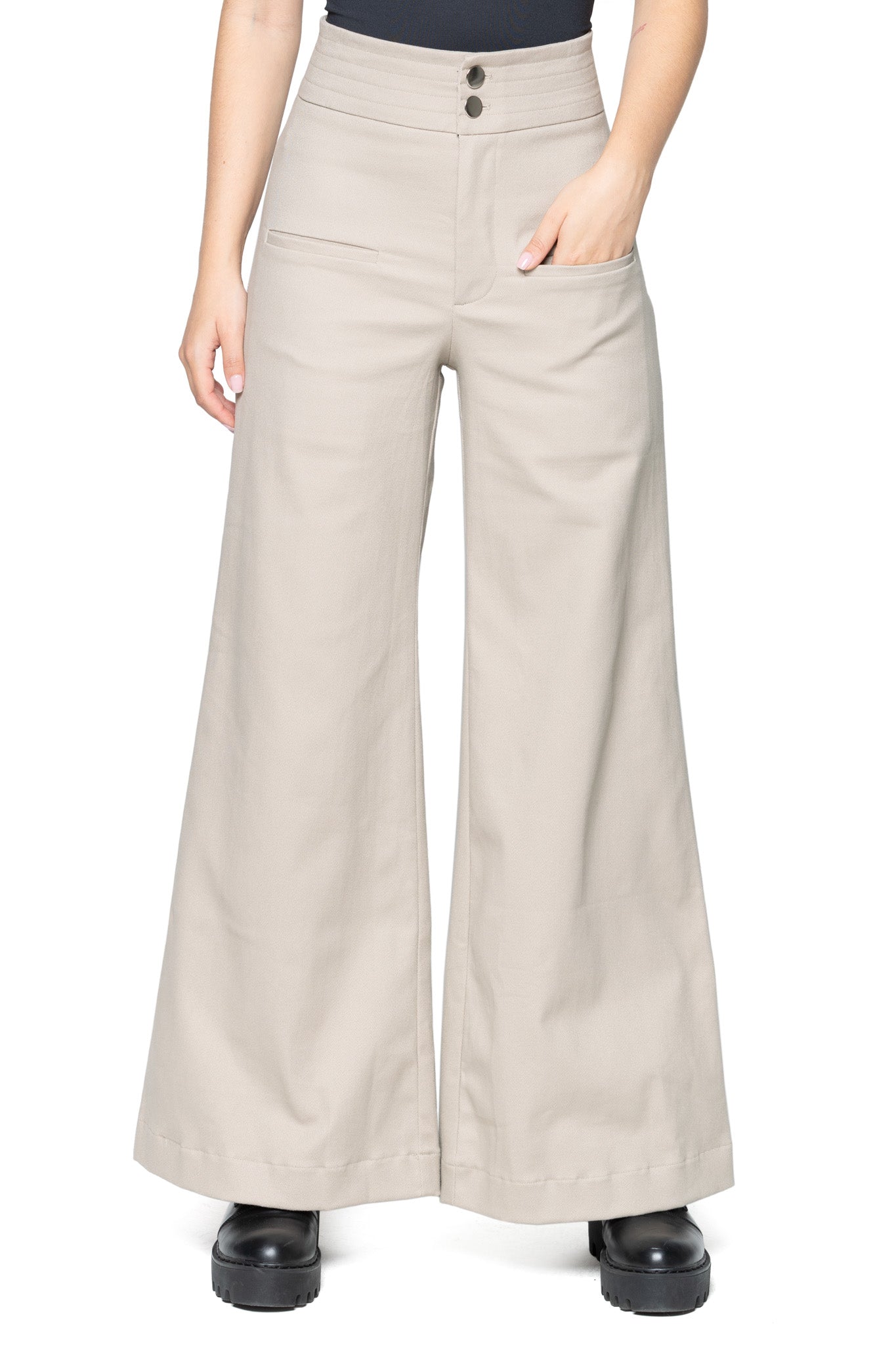 Taupe Sweeper Wide Leg Pants - Limited – BlackMilk Clothing Taupe Sweeper Wide Leg Pants - Limited – BlackMilk Clothing