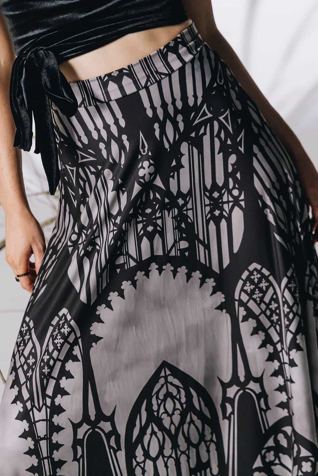 The Cathedral's Veil Maxi Skirt