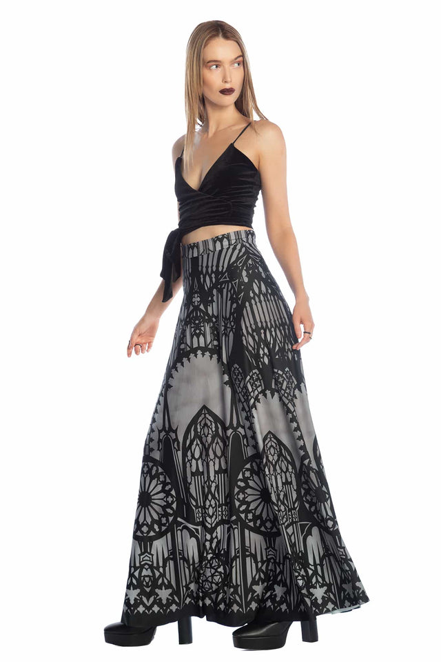 The Cathedral's Veil Maxi Skirt