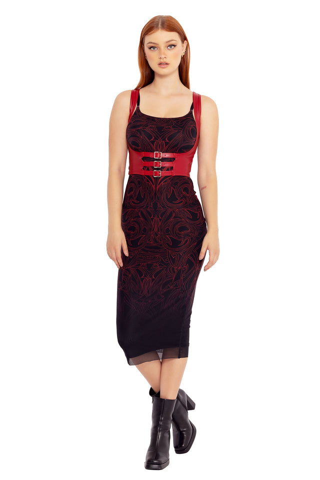 The Dreaded Refuge Sheer Bodycon Slip Dress - Limited BlackMilk Clothing The Dreaded Refuge Sheer Bodycon Slip Dress - Limited BlackMilk Clothing