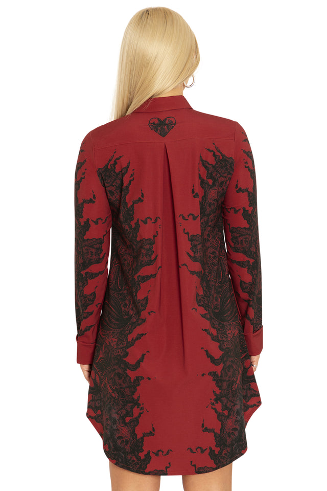 The Horsemen Business Time Shirt Dress