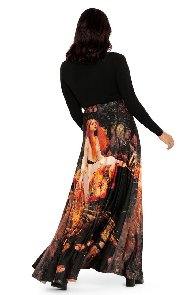 The Lady Of Shalott Maxi Skirt Back