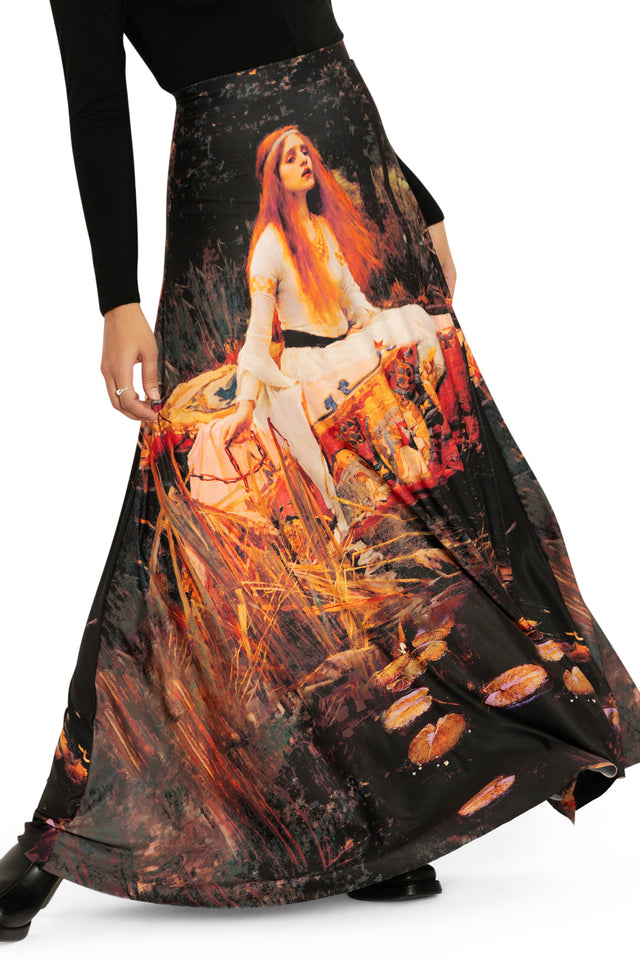 The Lady Of Shalott Maxi Skirt Front