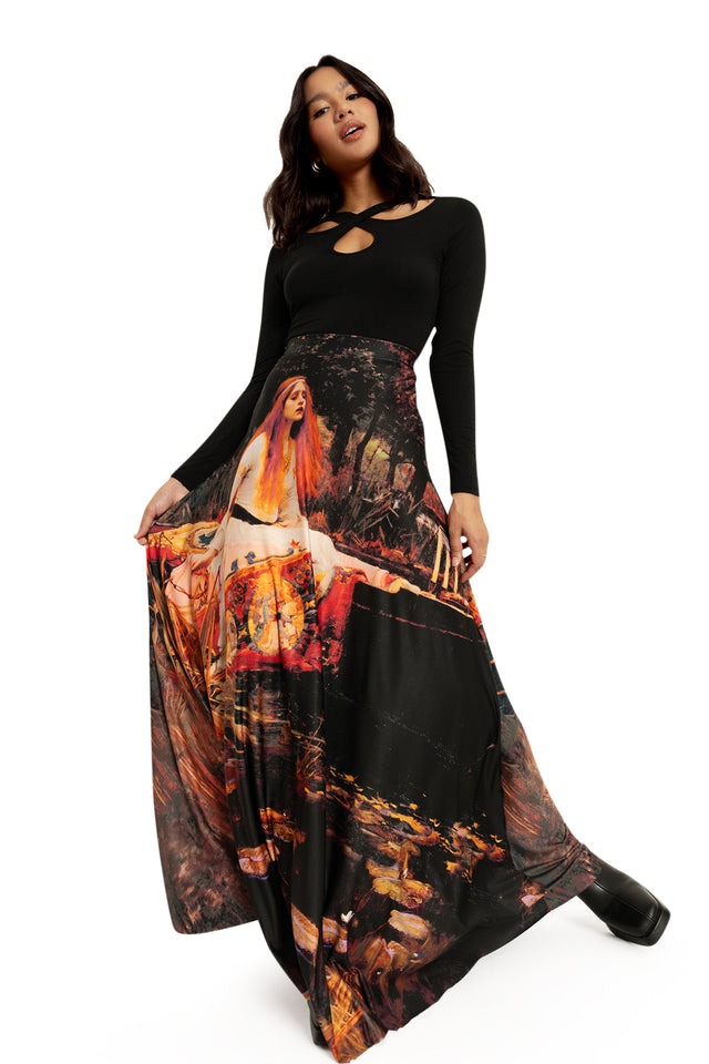 The Lady Of Shalott Maxi Skirt Wide