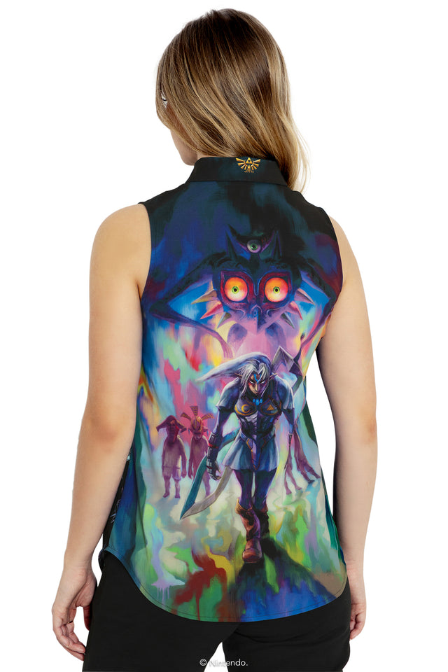 The Legend Of Zelda Fierce Deity Link Business Shirt Back