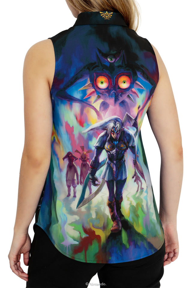 BlackMilk Clothing x Nintendo The Legend Of Zelda - The Legend Of Zelda Fierce Deity Link Business Shirt - The Legend of Zelda Merchandise - Collaboration apparel - Licenced.