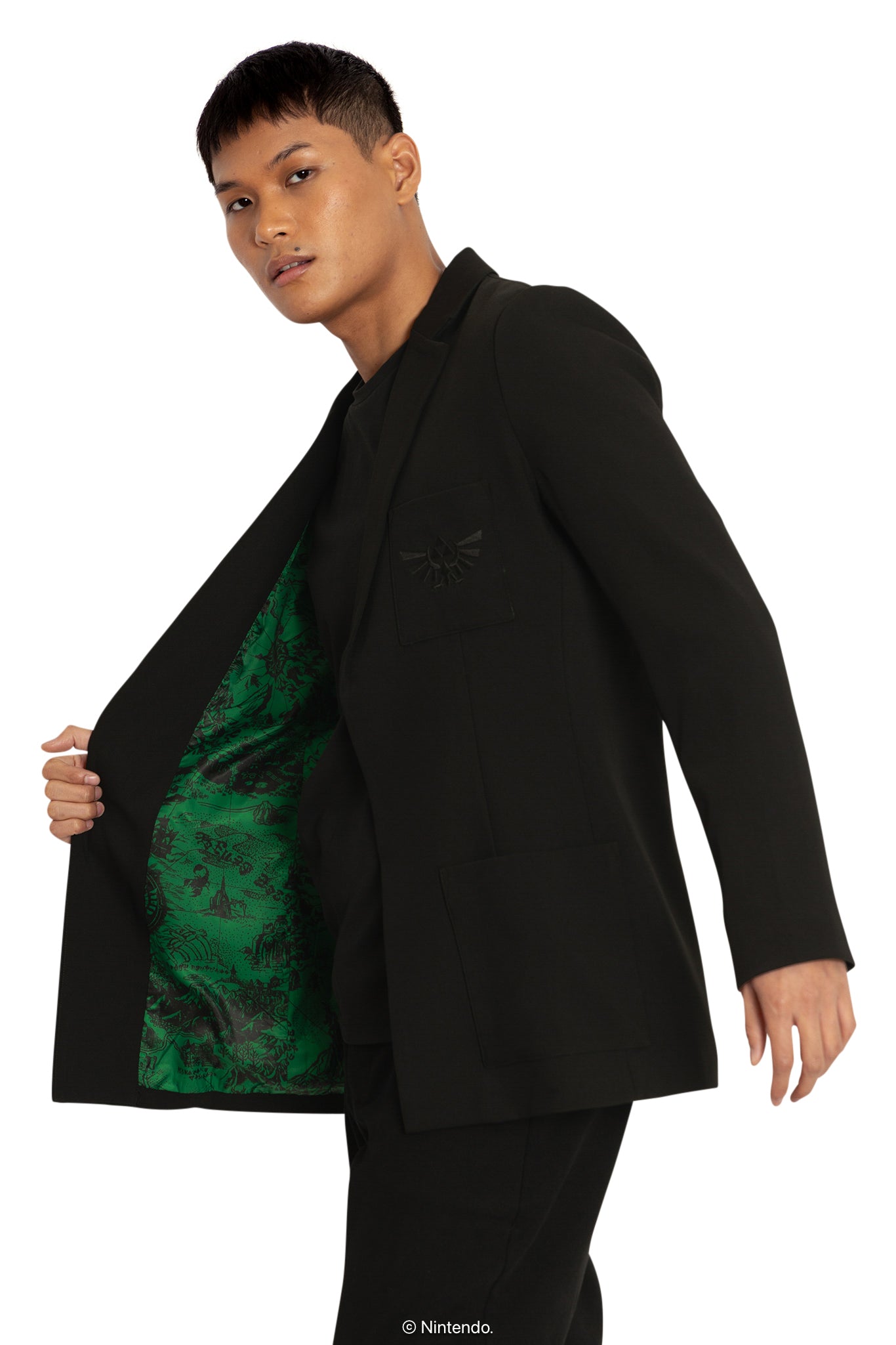 Hyrule Map Green Blazer - Limited – BlackMilk Clothing