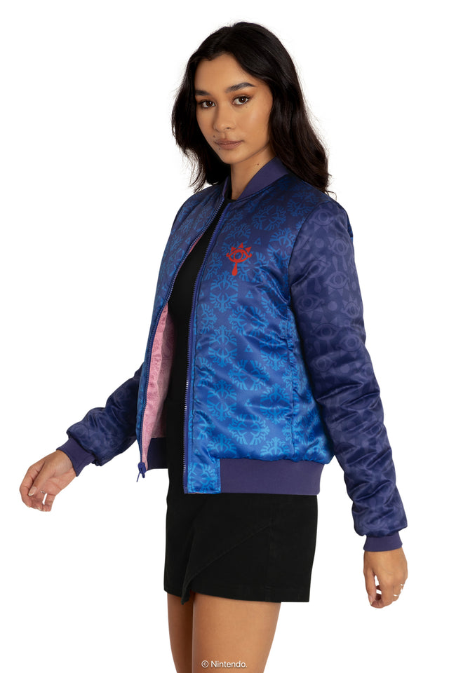 The Legend Of Zelda Princess Zelda And Sheik Reversible Bomber Jacket Side