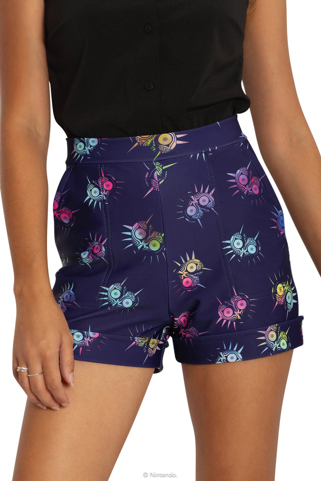 The Legend of Zelda Majora s Mask™ Cuffed Shorts Front