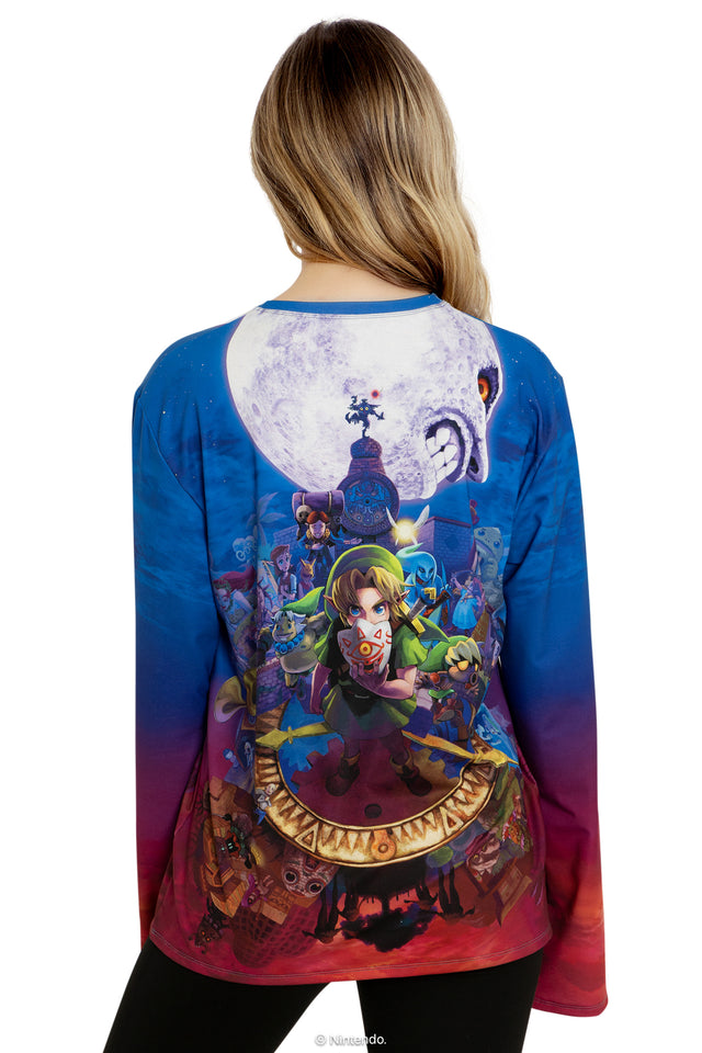 Majora's Mask Cover Long Sleeve Oversized BFT