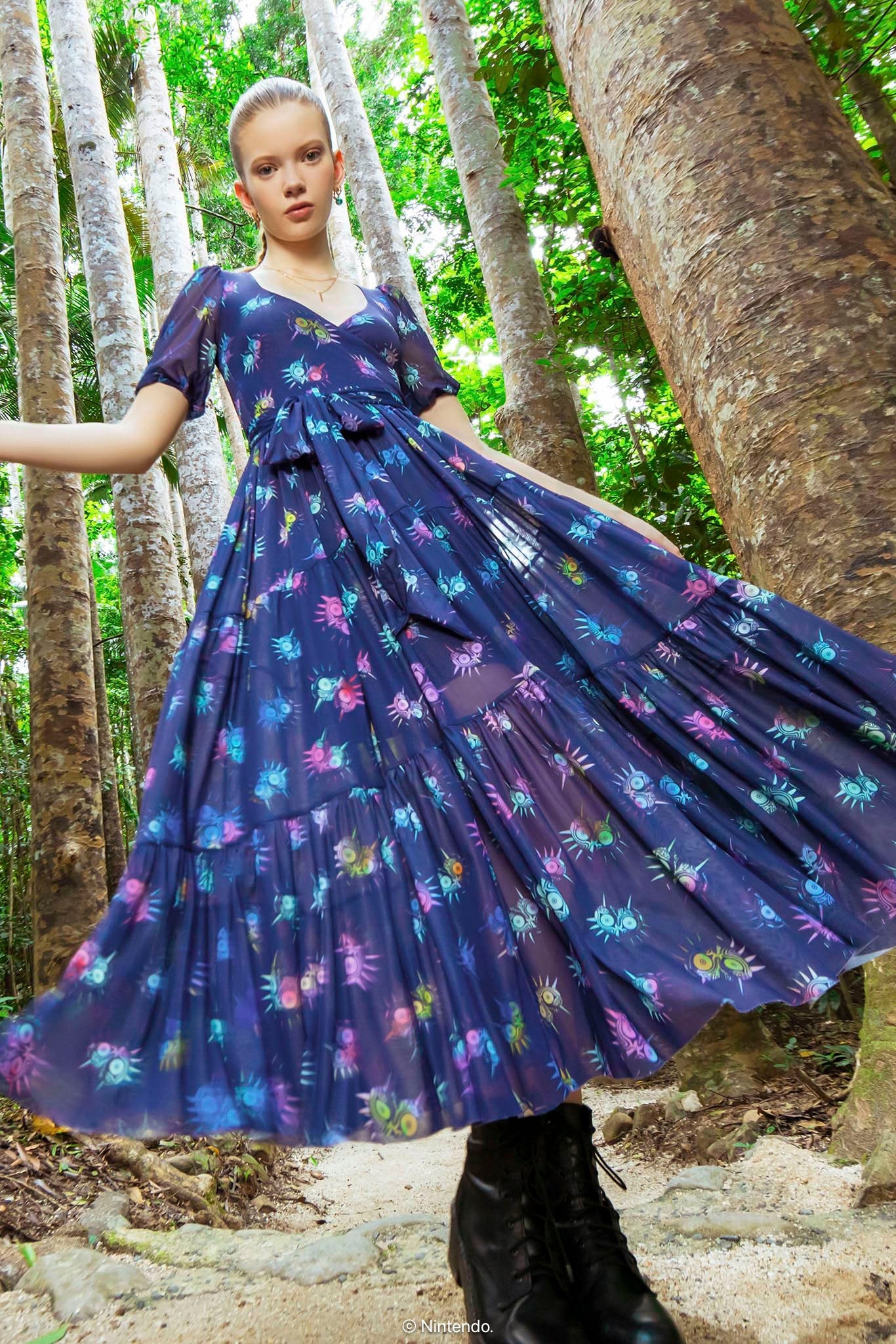 Majora's Mask Wrap Midaxi Dress - Limited – BlackMilk Clothing