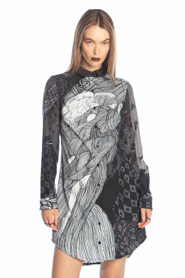 The Lock Business Time Shirt Dress