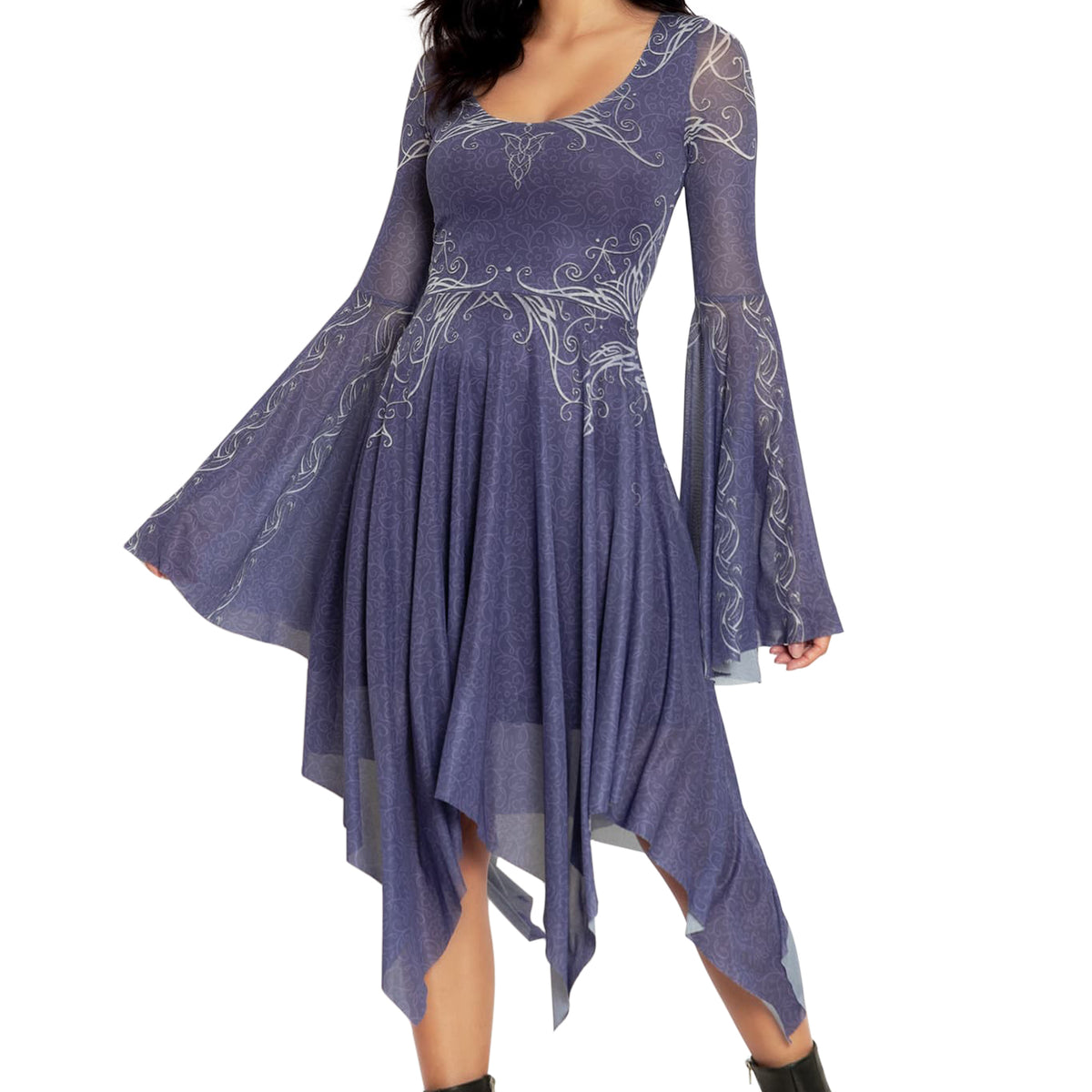 Arwen Undómiel Spectre Handkerchief Dress – BlackMilk Clothing