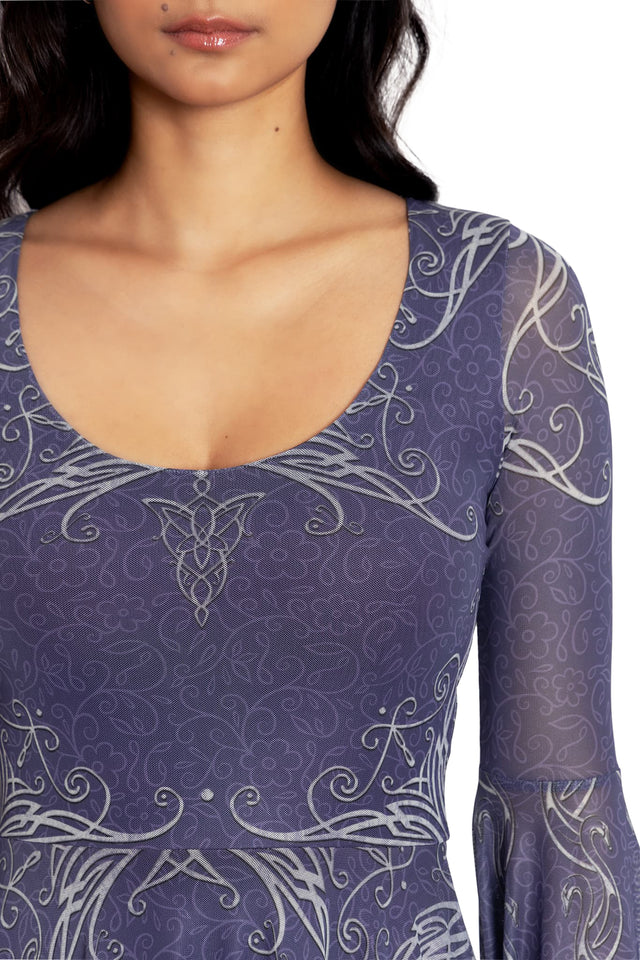 Arwen Undómiel Spectre Handkerchief Dress – BlackMilk Clothing Arwen Undómiel Spectre Handkerchief Dress – BlackMilk Clothing