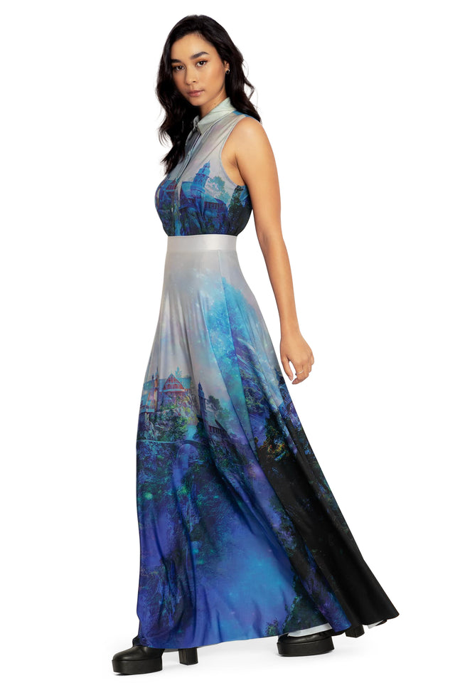 The Lord Of The Rings Rivendell Maxi Skirt SIde