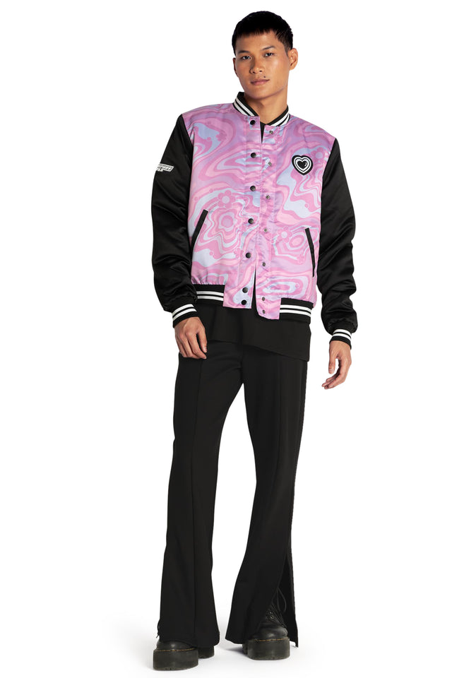 BlackMilk Clothing x Warner Brothers The Powerpuff Girls - The Powerpuff Girls Shiny Bomber Jacket - Warner Bros. Merchandise - Collaboration apparel - Licenced.