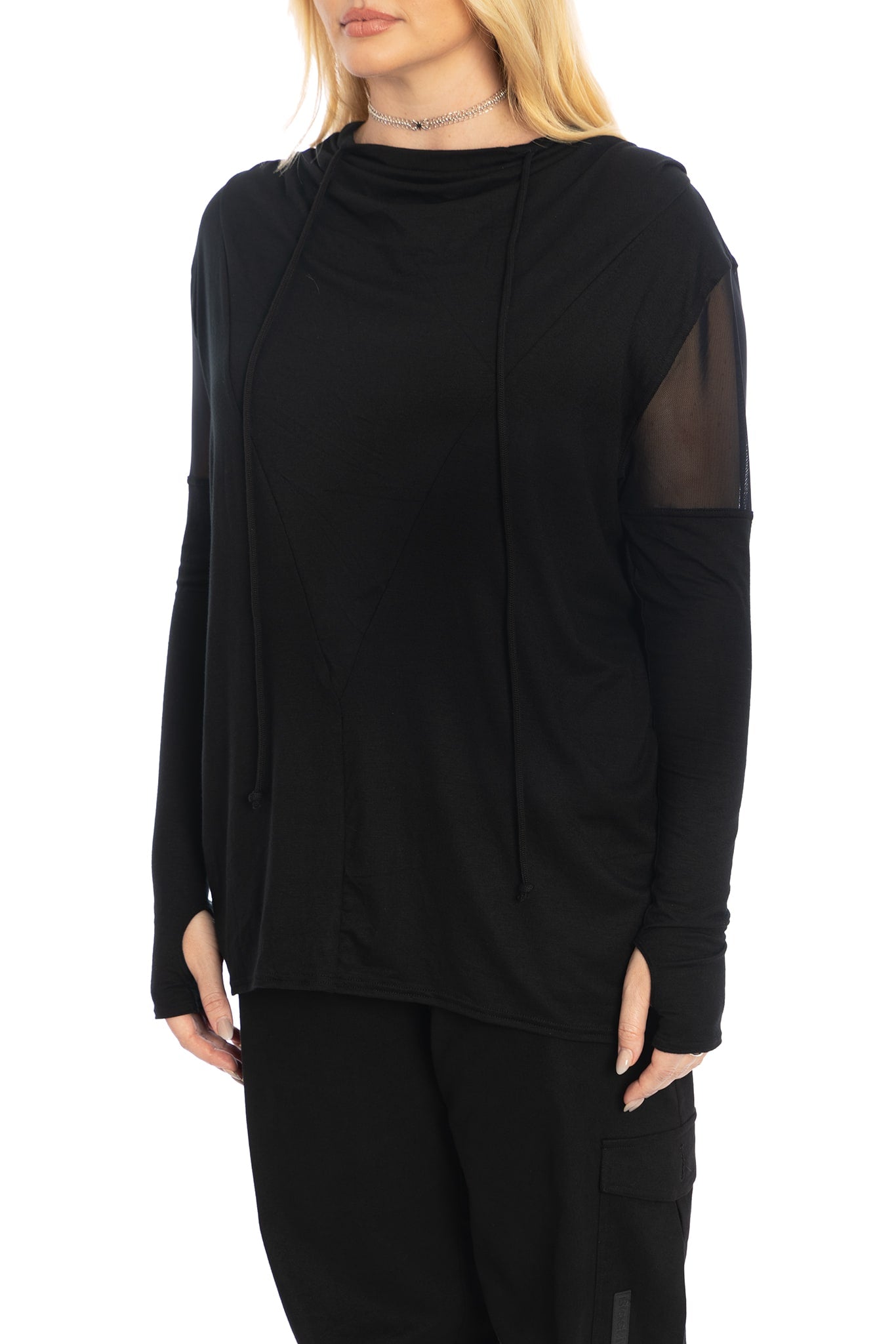 The Rogue Ninja Drape Hoodie – BlackMilk Clothing