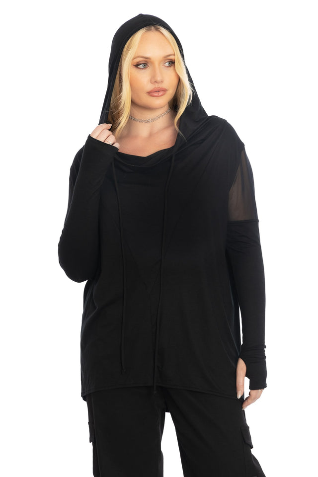 BlackMilk - Rogue Ninja Drape Hoodie