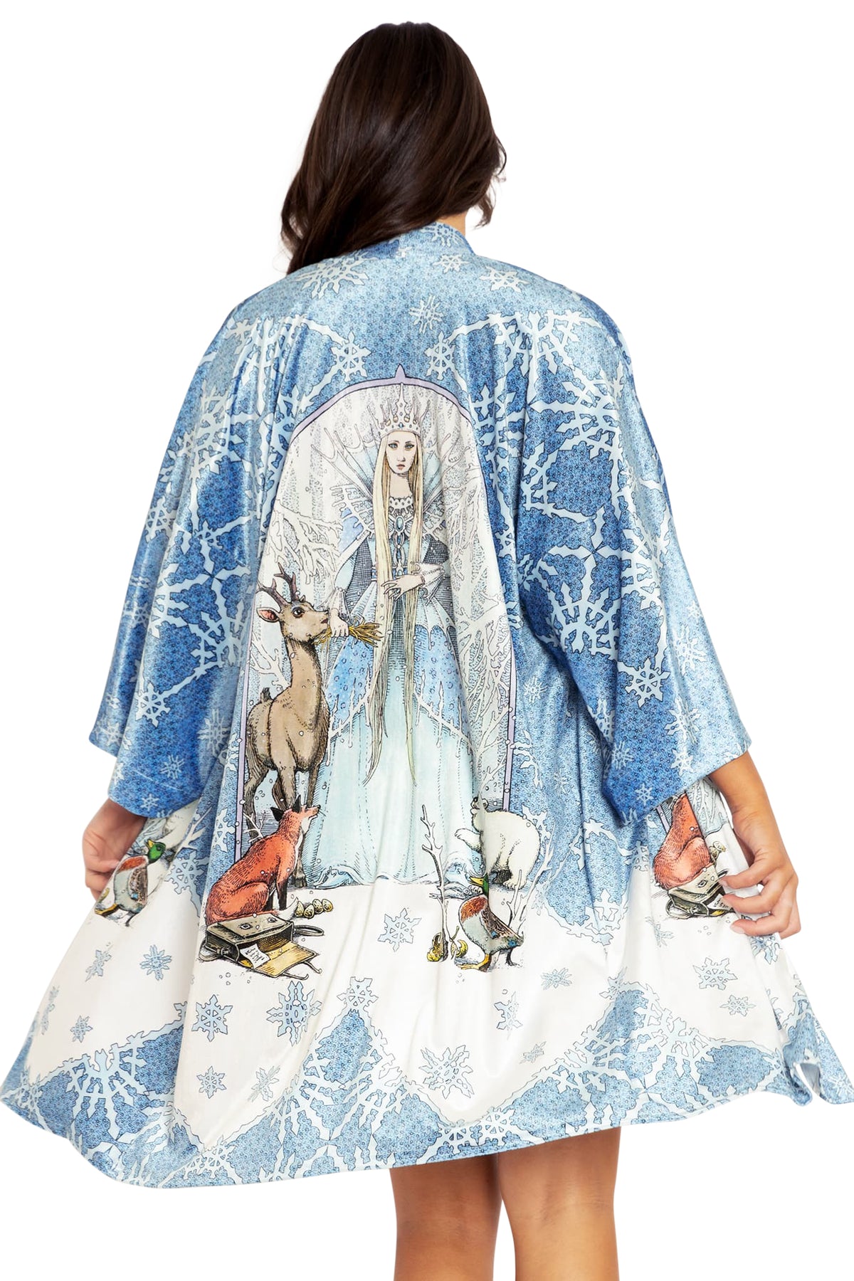 The Snow Queen Velvet Robe – BlackMilk Clothing