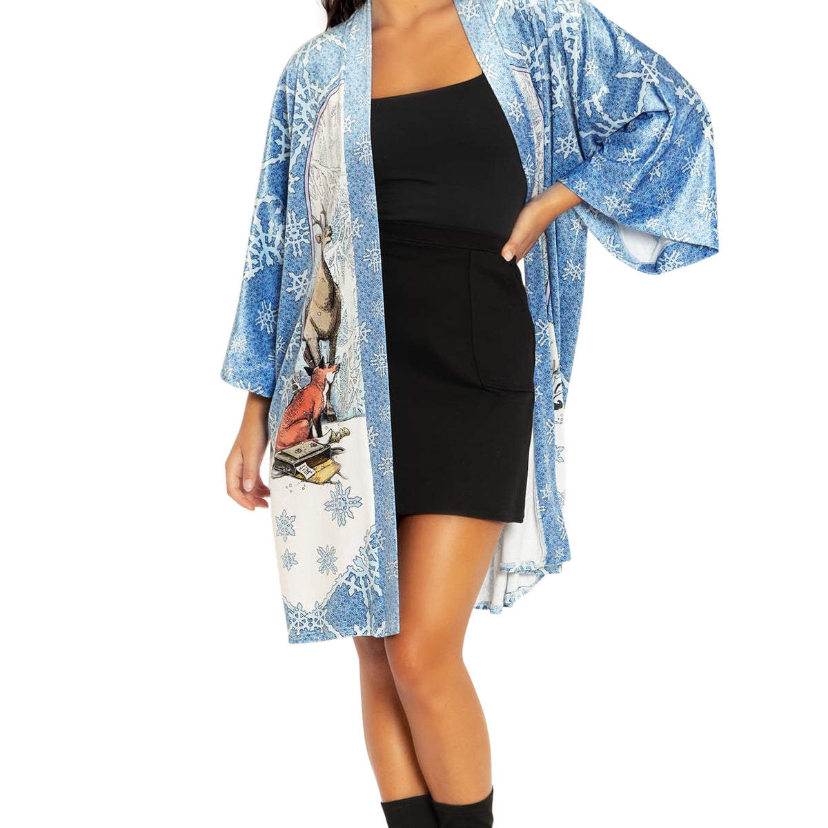 The Snow Queen Velvet Robe – BlackMilk Clothing
