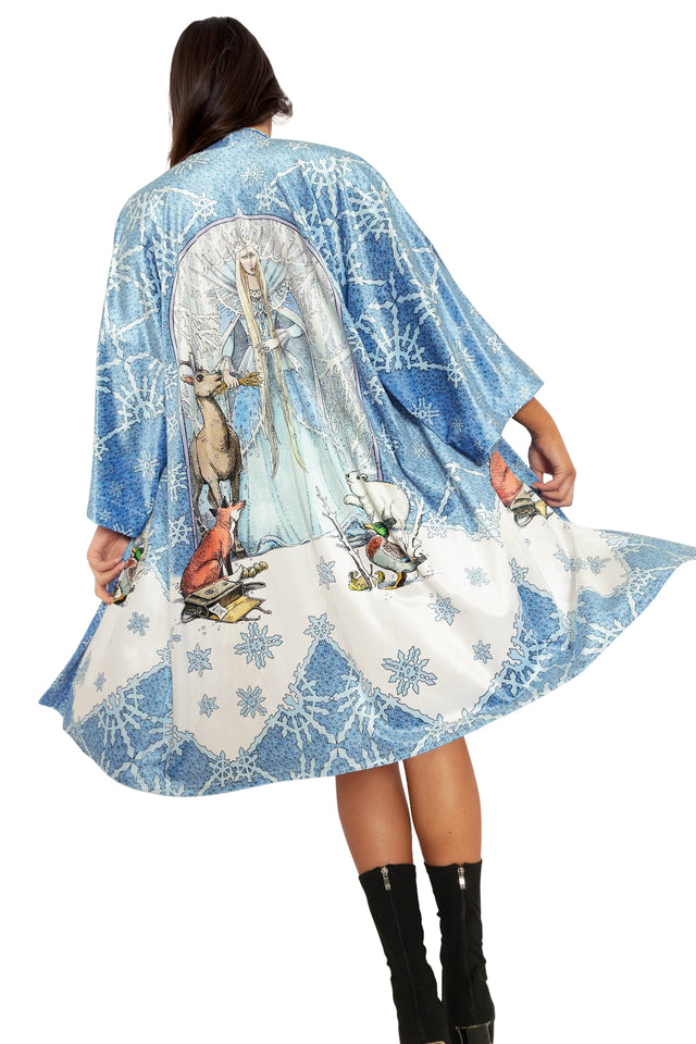 BlackMilk Clothing - The Snow Queen Velvet Robe