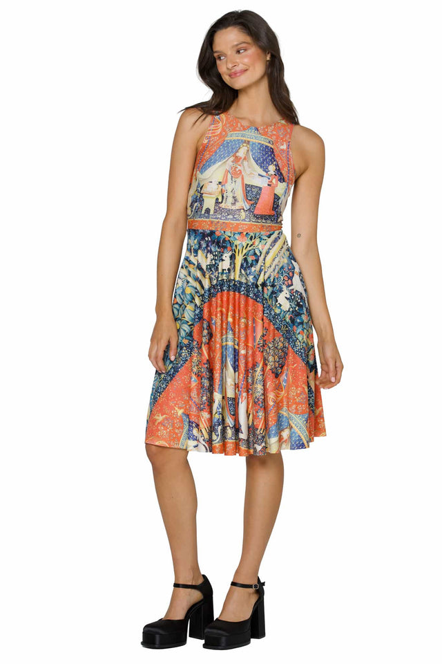 The Lady and the Unicorn Princess Midi Dress - Limited BlackMilk Clothing The Lady and the Unicorn Princess Midi Dress - Limited BlackMilk Clothing