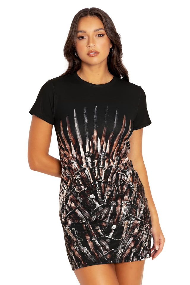 Thrones Tee Dress Closeup