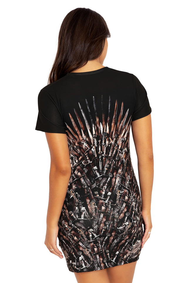 Thrones Tee Dress  Back