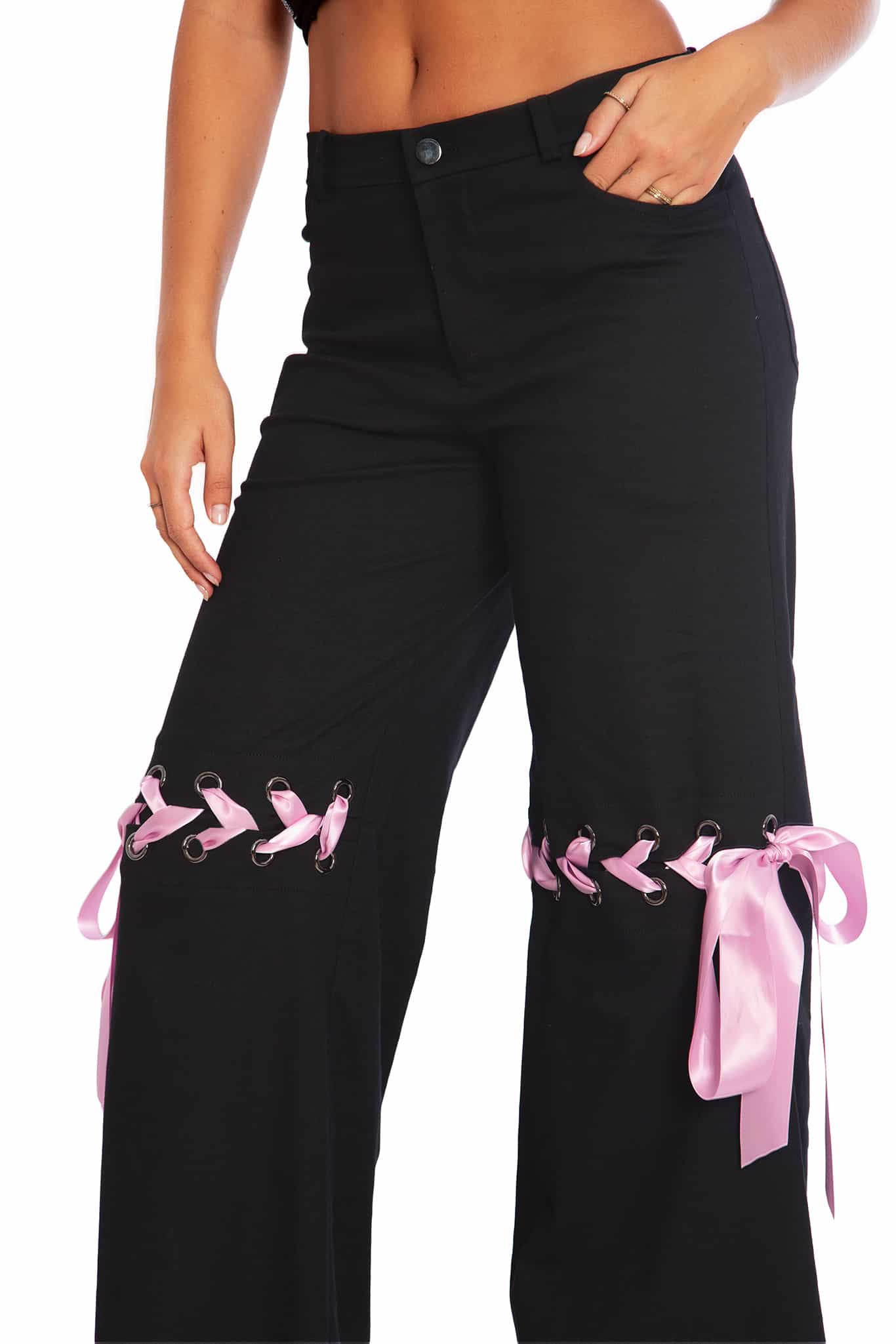 Tie A Bow Street Pants - Limited – BlackMilk Clothing