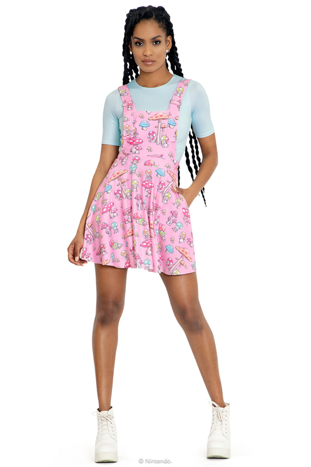 Toads Pink Apron Dress Front