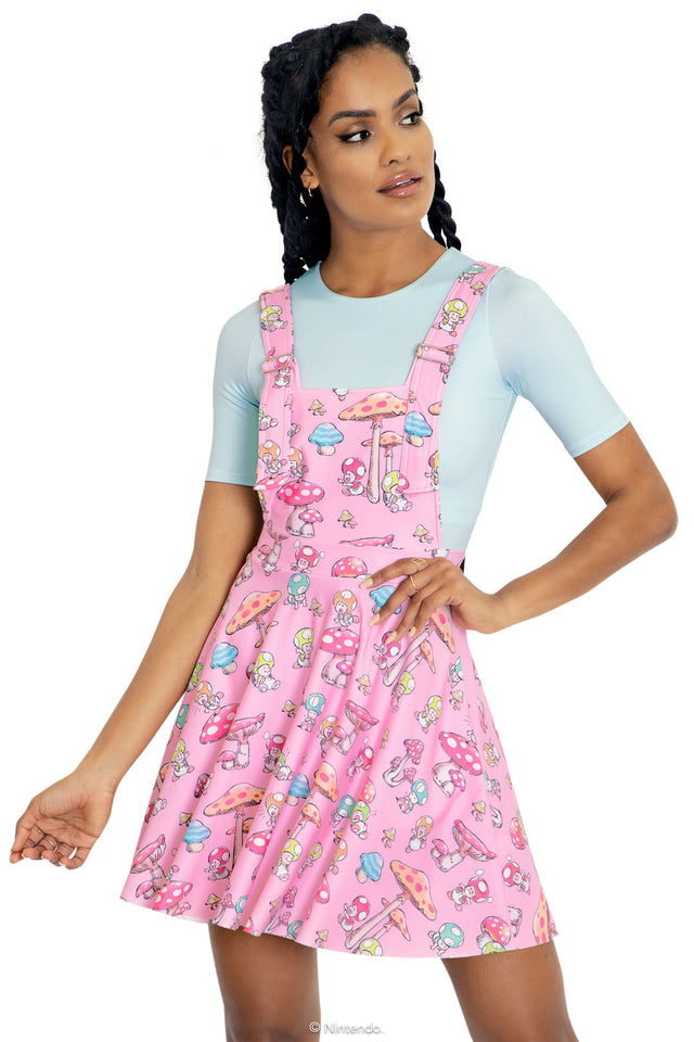 Toads Pink Apron Dress Front