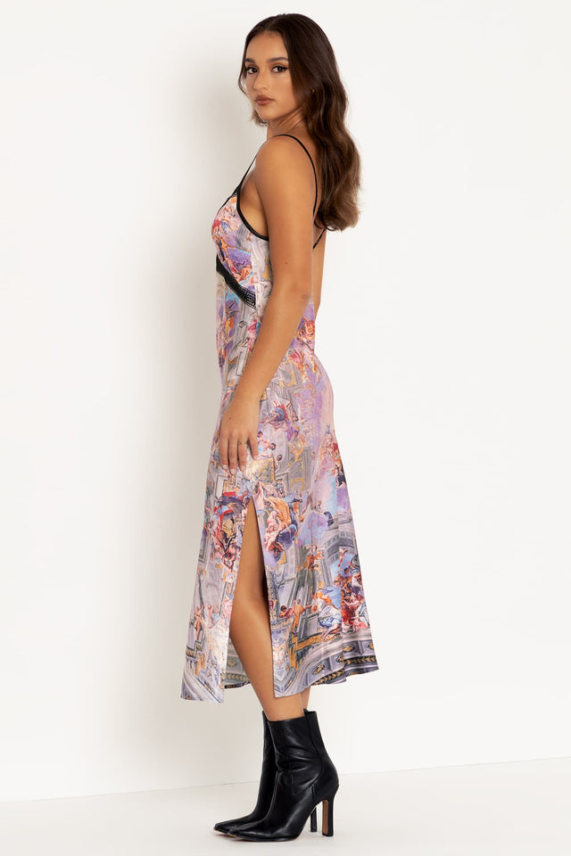 Triumph Of St Ignatius Satin Slip Dress