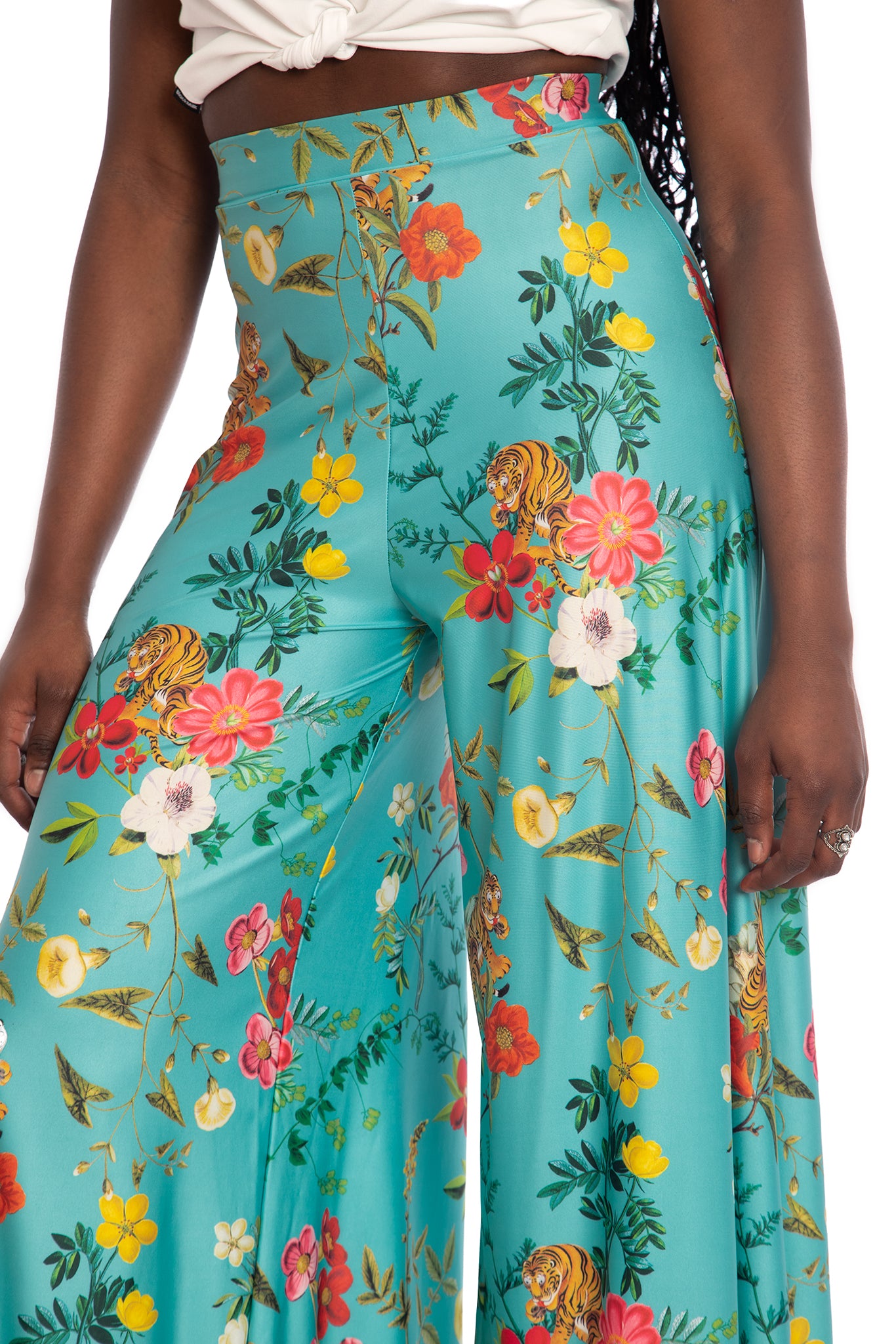 Tropical Tiger Palazzo Pants - Limited – BlackMilk Clothing