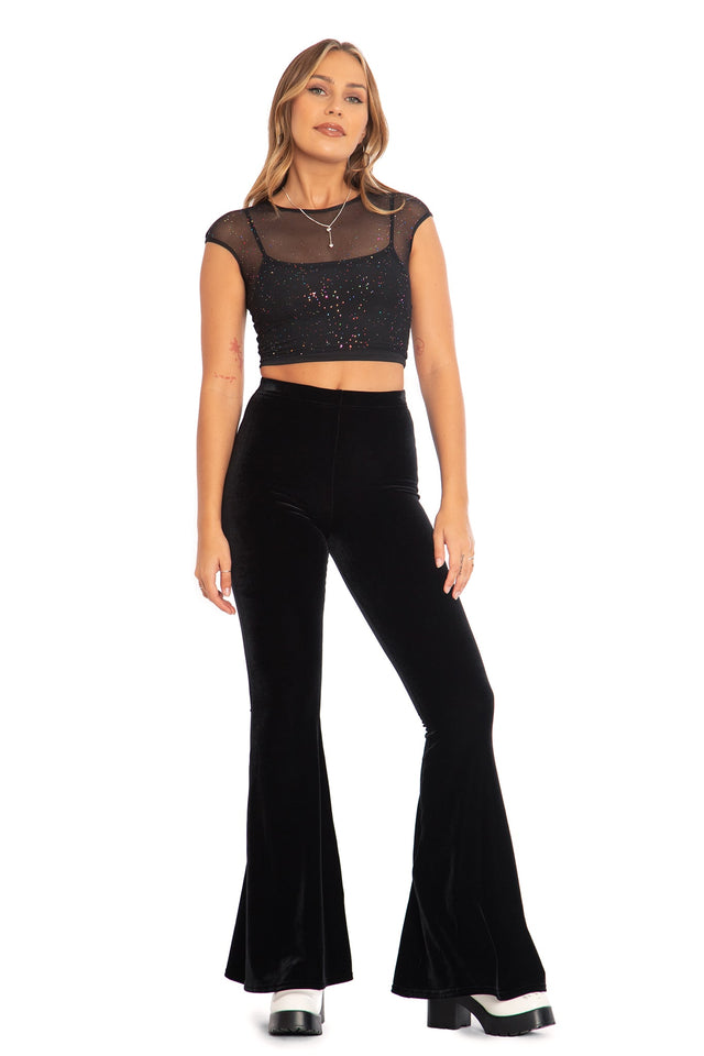 Twinkle Twinkle Cap Sleeve Crop