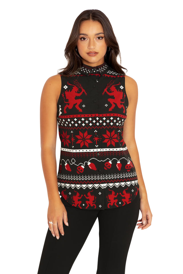 Ugly Christmas Sweater Business Time Shirt