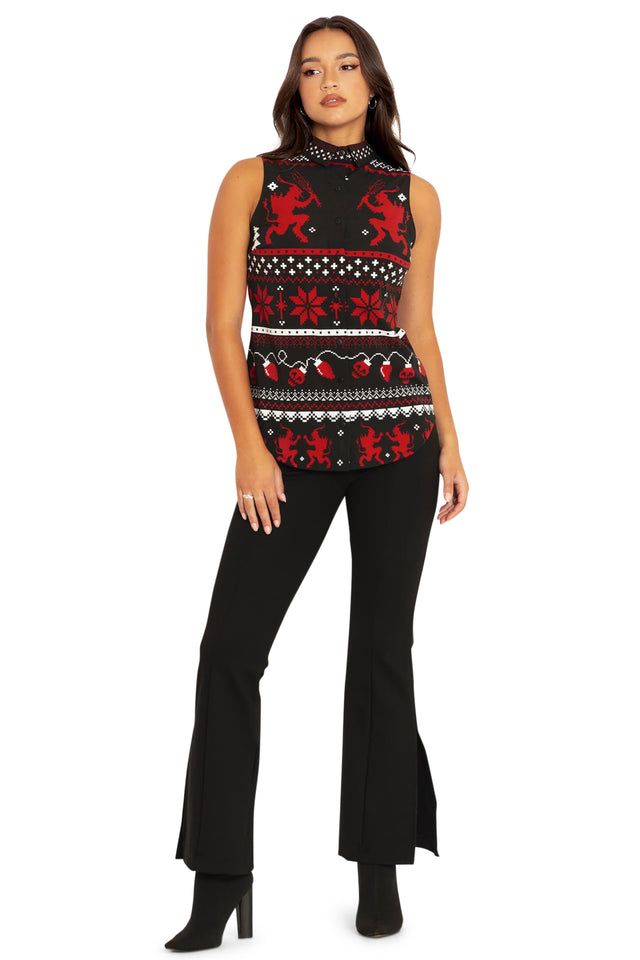 Ugly Christmas Sweater Business Time Shirt