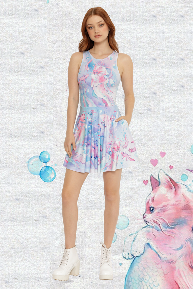 Us In Another Universe Princess Skater Dress