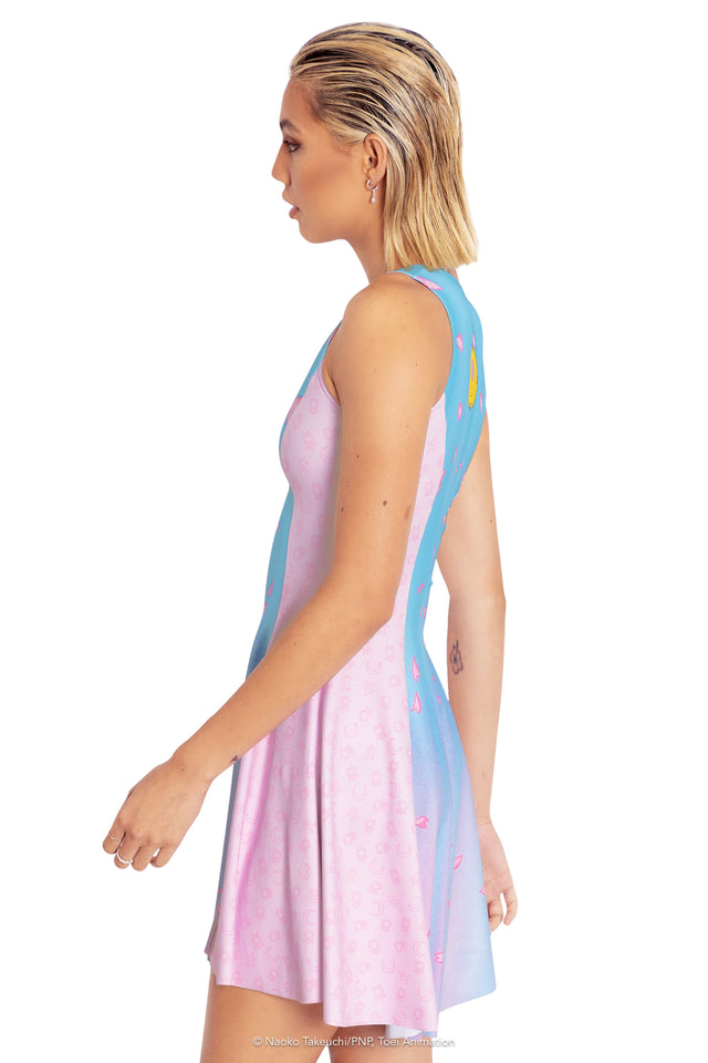 sailor moon skater dress Sailor Moon Cosplay Skater Dress Small 6-6X Halloween Costume For Girls NWT New