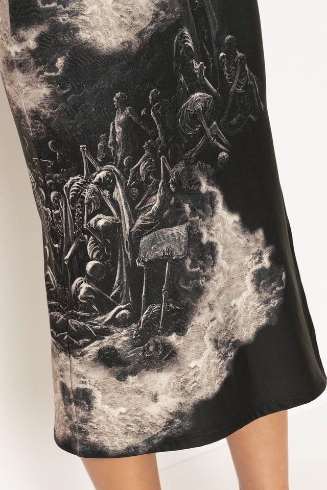 Valley Of Dry Bones Bishop Midaxi Dress
