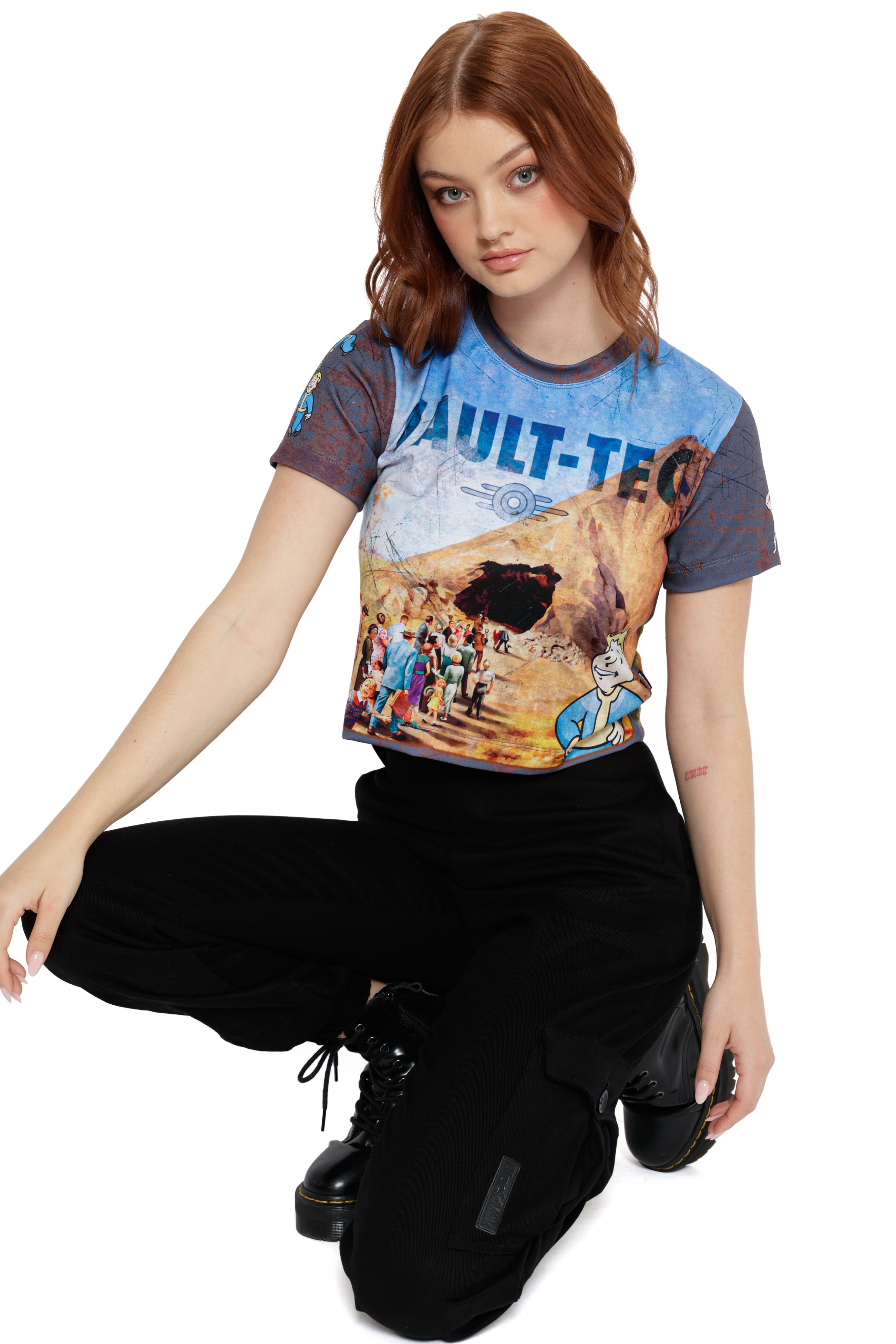 Vault-Tec Lunchbox Baby Tee - Limited – BlackMilk Clothing